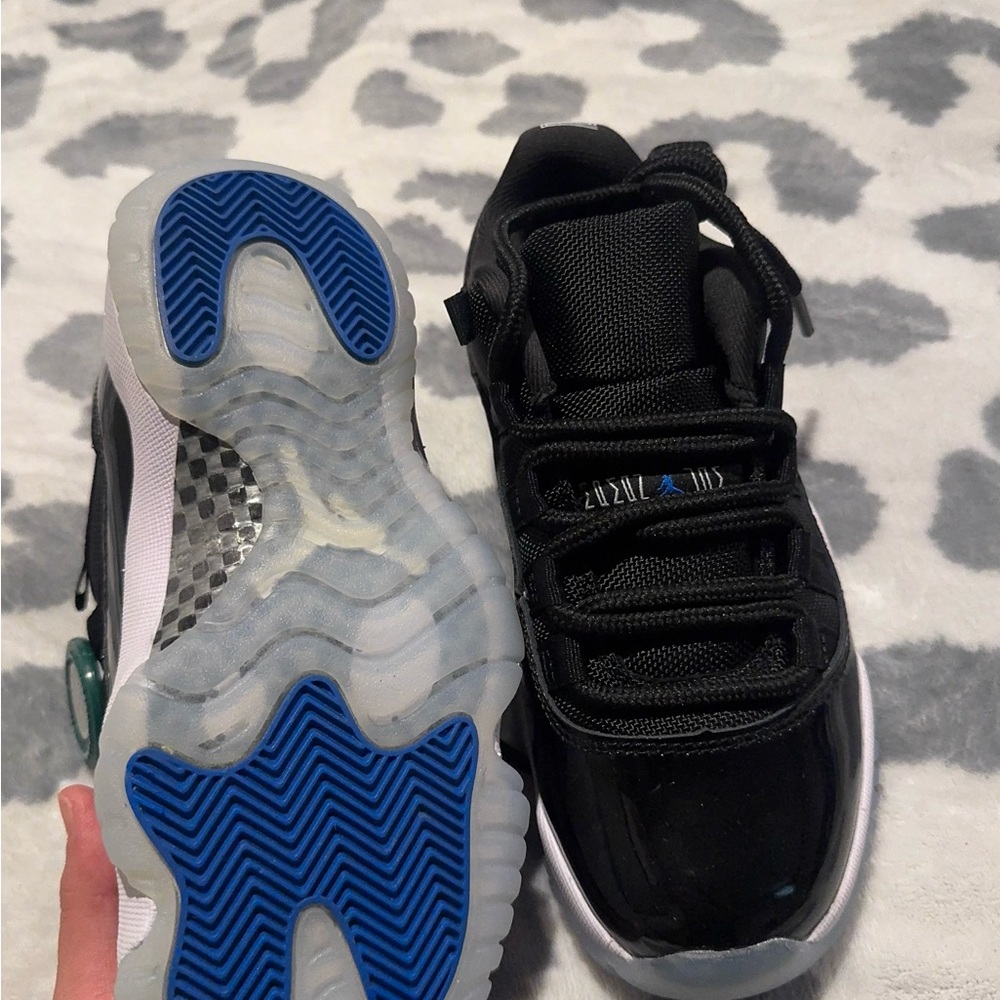 Sleek Black Kids Sneakers - Picture 2 of 2